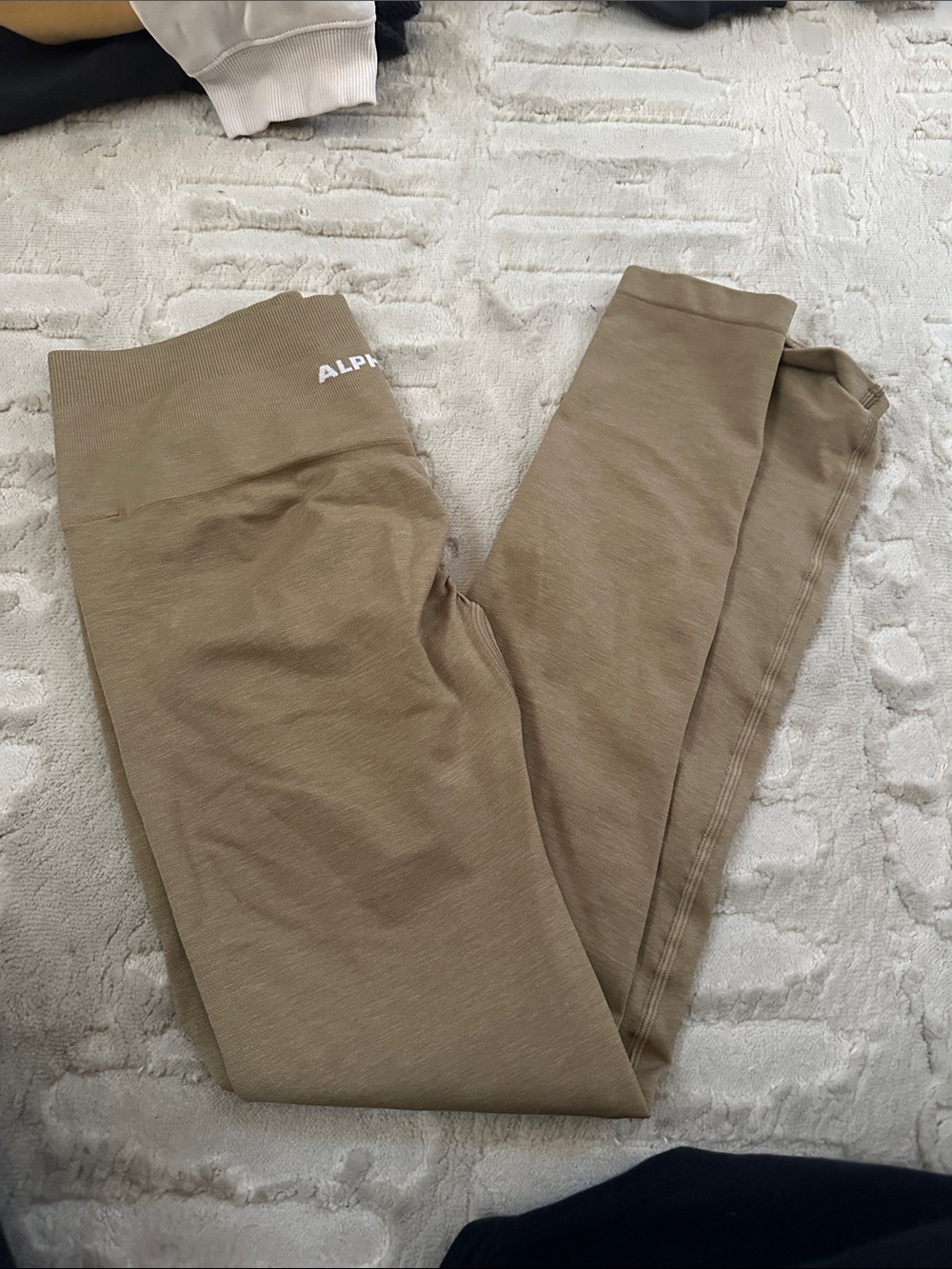 Alphalete Khaki Amplify Seamless Leggings